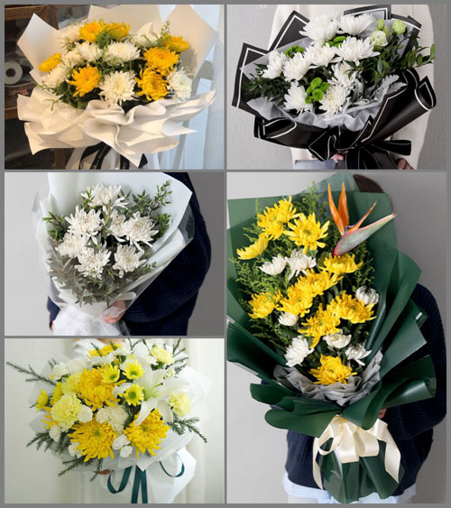 江苏盐城滨海县蔡桥镇白事花束代送